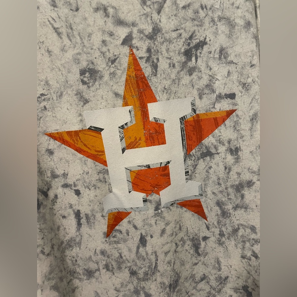 Houston Astros sleeveless tie dye shirt - Picture 3 of 6